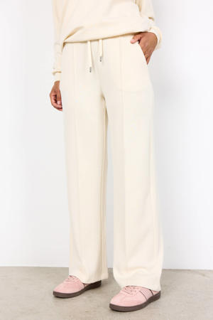 Wide leg high waist casual broek