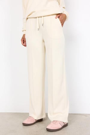 Wide leg high waist casual broek