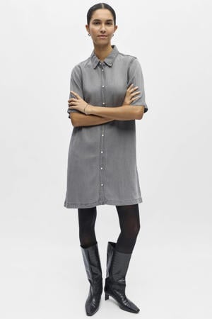 denim blousejurk grey denim