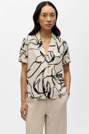 blouse met linnen