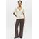 OBJECT top beige rib gebreid