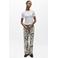 OBJECT straight regular waist gestreepte casual broek