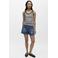 OBJECT gestreepte singlet zwart