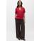 OBJECT blouse met linnen rood