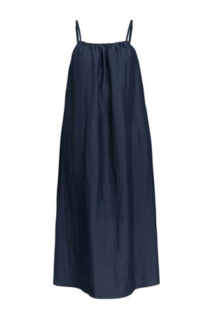 maxi jurk marineblauw