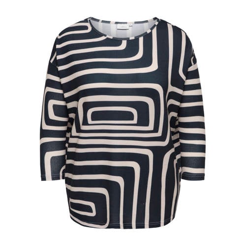 ONLY CARMAKOMA top met zebraprint afbeelding