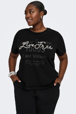 T-shirt zwart
