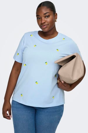 T-shirt lichtblauw