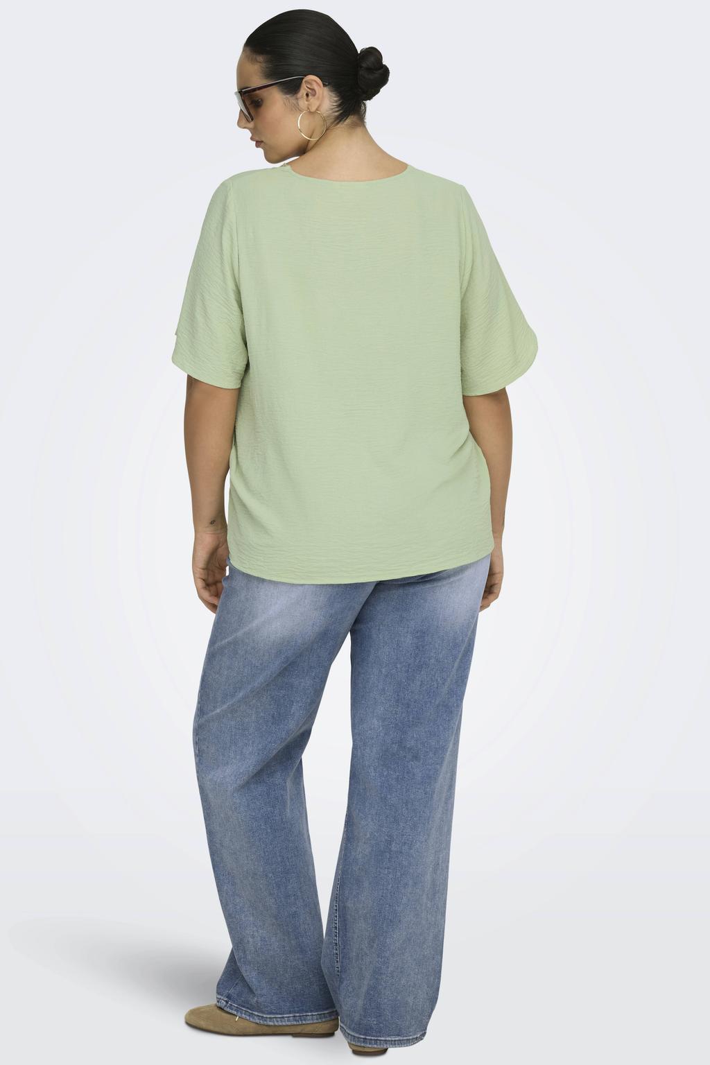 ONLY CARMAKOMA top lichtgroen