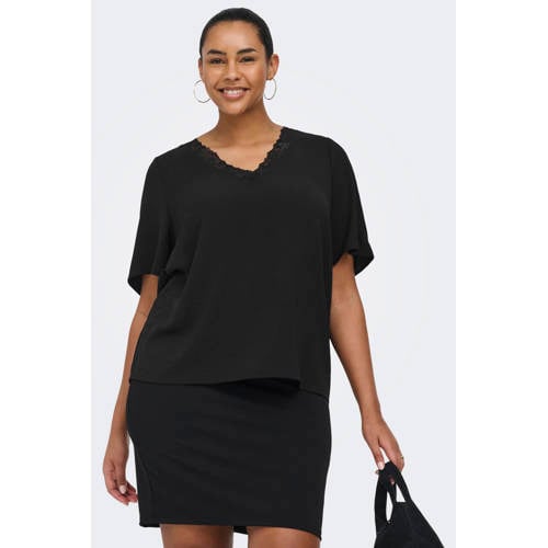 ONLY CARMAKOMA top zwart afbeelding