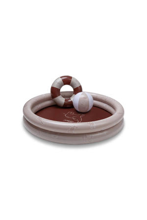  wild life beige speelzwembad set (ø120 cm)