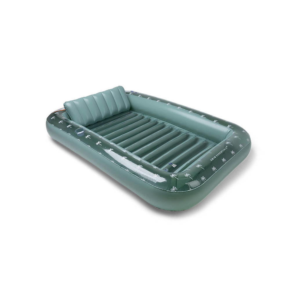 Swim Essentials rechthoekig lounge luchtbed grimaud (204 x 142 x 31 cm)