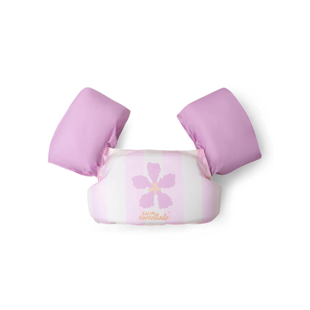 Swim Essentials pink flower market puddle jumper (2-6 jaar / 15-30 kg)