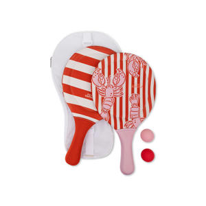  lobster bay roze strandtennis set (40 cm)
