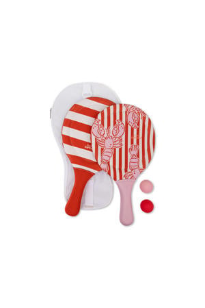 lobster bay roze strandtennis set (40 cm)