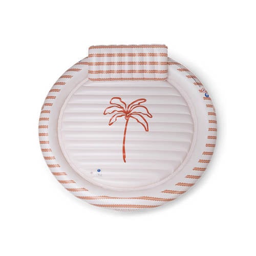 Swim Essentials rond lounge luchtbed saint tropez (201 x 201 x 38 cm) – bruin