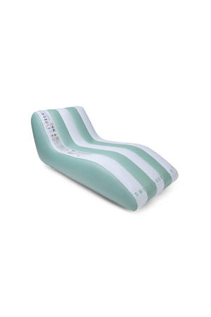  groen wit lounge luchtbed (180 x 99 cm)