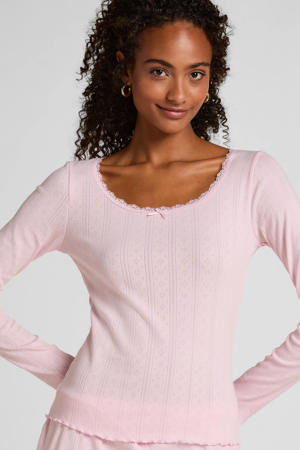 pyjamatop Pointelle roze