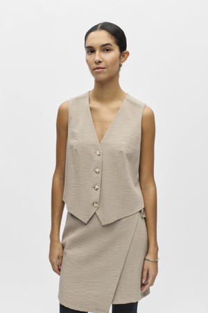 gilet taupe