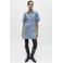 OBJECT denim mini jurk light blue denim