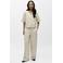 OBJECT straight regular waist gebloemde casual broek zand