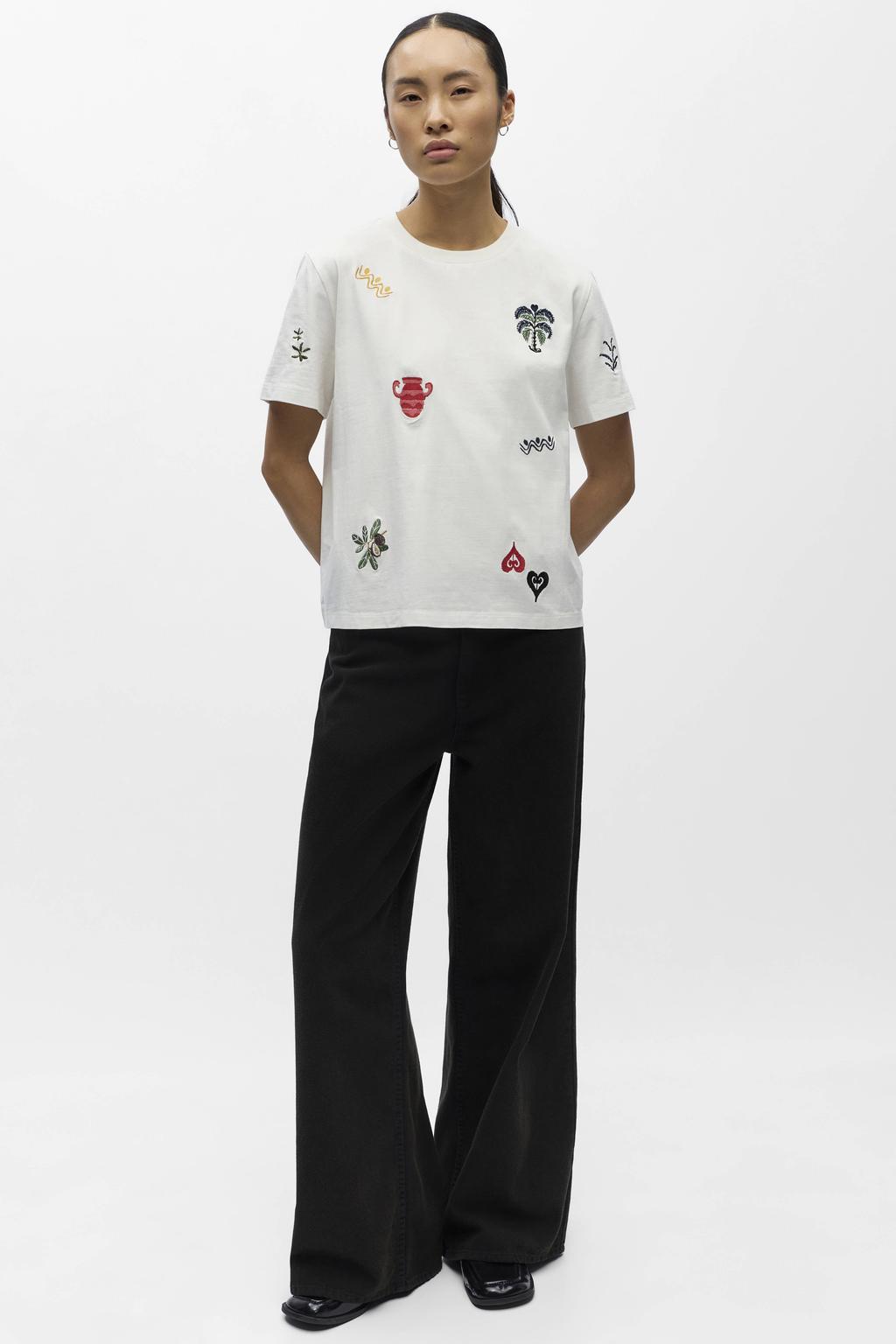 OBJECT T-shirt ecru