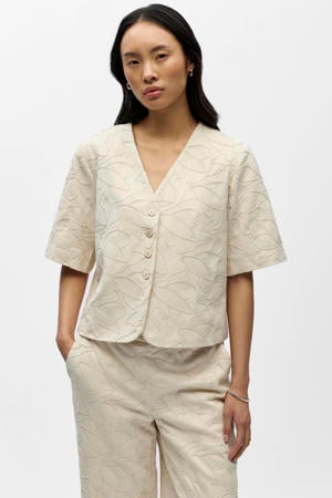 regular blazer zand