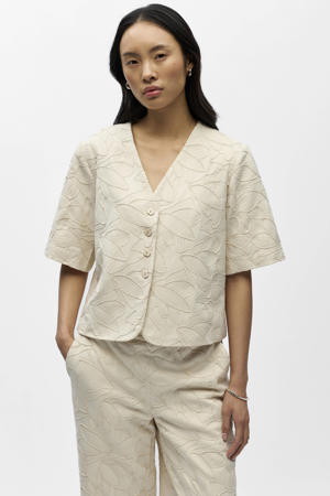 regular blazer zand