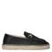 Fred de la Bretoniere leren espadrilles zwart