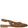 Fred de la Bretoniere leren slingback loafers cognac
