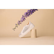 thumbnail: Fred de la Bretoniere leren sneakers wit