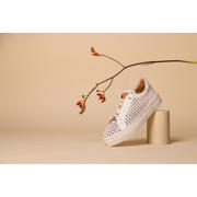 thumbnail: Fred de la Bretoniere leren sneakers wit