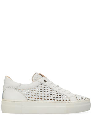 leren sneakers wit