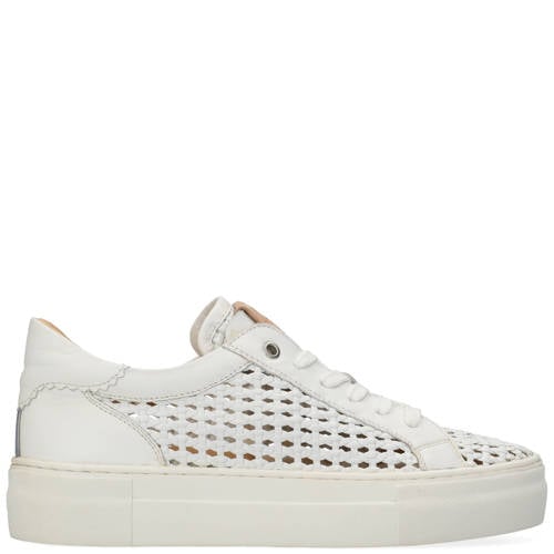 Fred de la Bretoniere leren sneakers wit