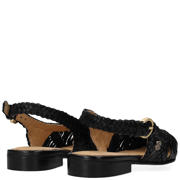 thumbnail: Fred de la Bretoniere leren slingback loafers zwart