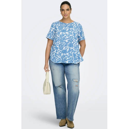ONLY CARMAKOMA top blauw afbeelding
