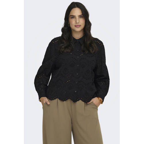 ONLY CARMAKOMA blouse zwart afbeelding