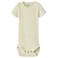 NAME IT BABY romper lichtgeel rib gebreid