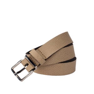 leren riem beige
