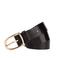 Legend leren riem zwart