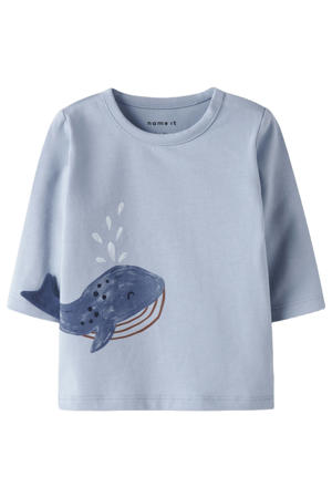 longsleeve lichtblauw