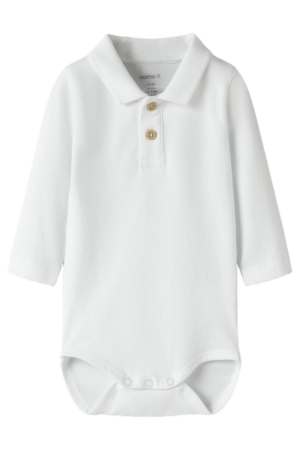 NAME IT BABY romper wit gebreid