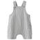 NAME IT BABY regular gestreepte tuinbroek wit