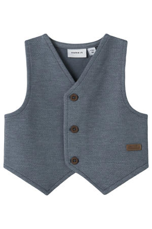 gilet blauw