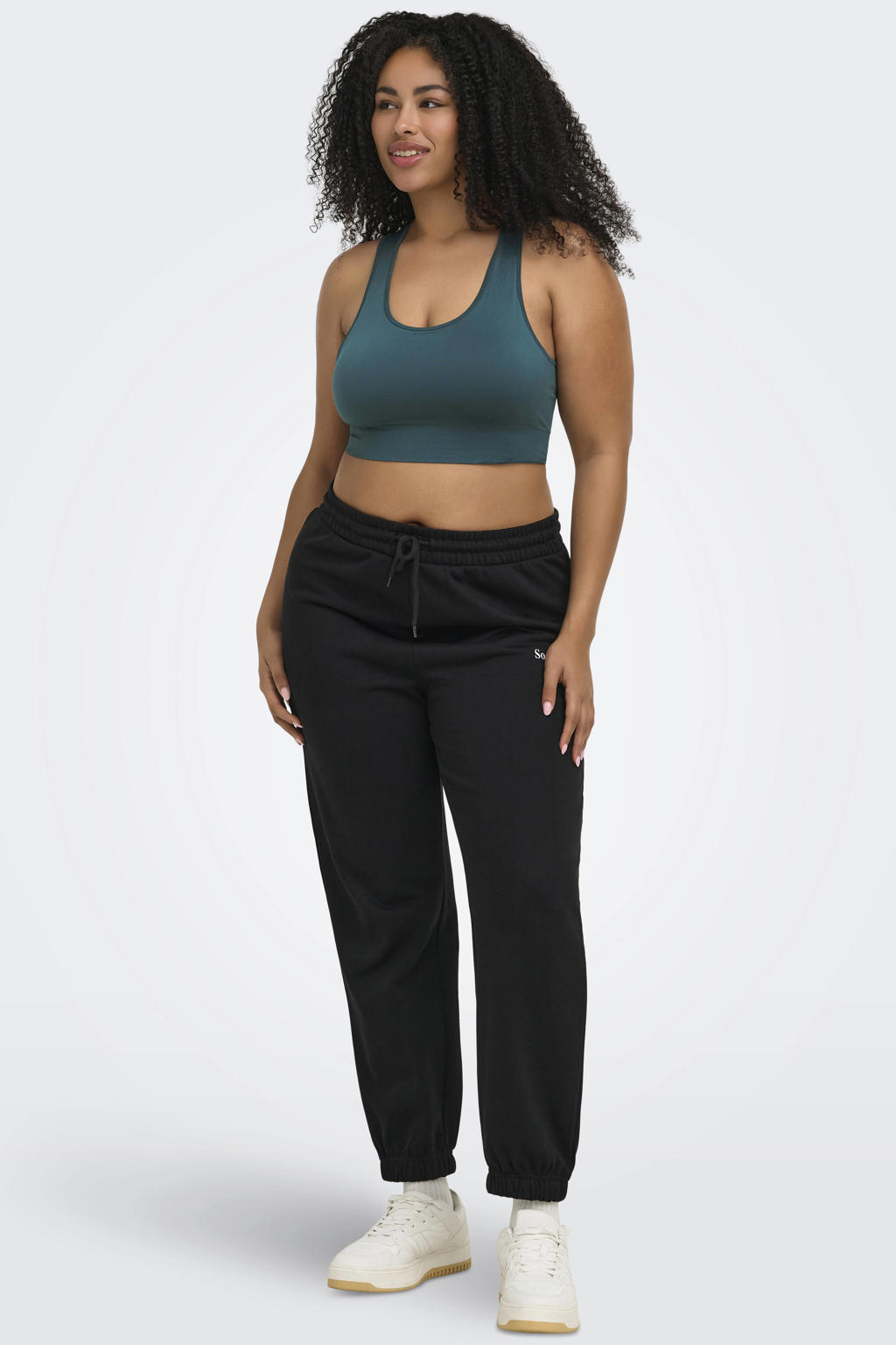 ONLY PLAY Plus Size sport-bh medium support ONPDAISY - petrol
