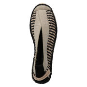 thumbnail: Shabbies Amsterdam PALMA Kimono leren espadrilles zwart/beige