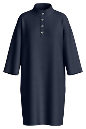 korte jurk marineblauw