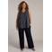 Colletta gestreepte top donkerblauw