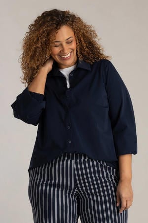 blouse donkerblauw