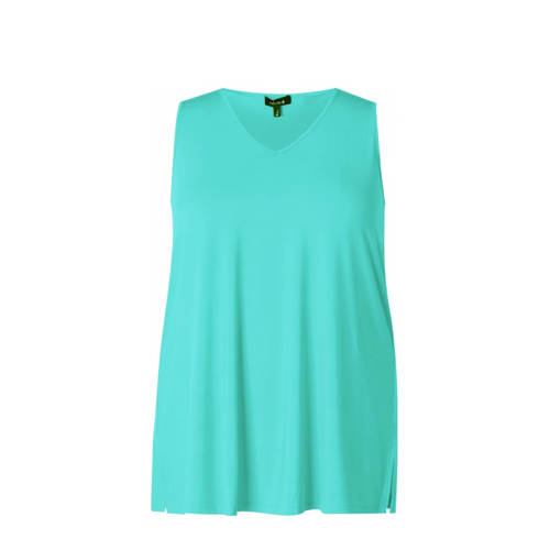 Colletta mouwloze top turquoise afbeelding